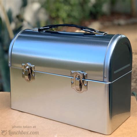 plain metal dome lunch box uk|Dome Lunch Box .